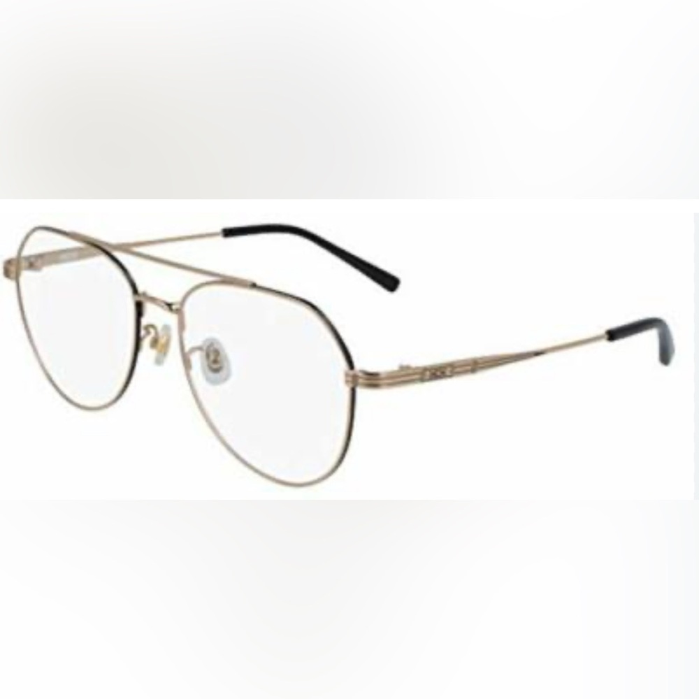 MCM Gold Women's Glasses with Black Tips
